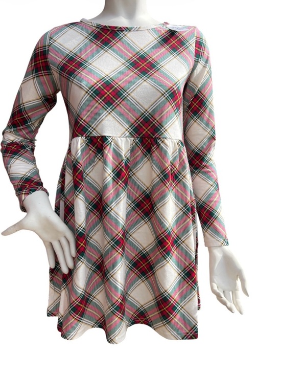Place Other - Children’s Place Girls’ Printed Every Day Dress Size XXL Red and White.